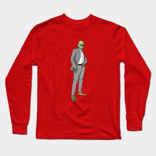 Creature in a suit Long Sleeve T-Shirt